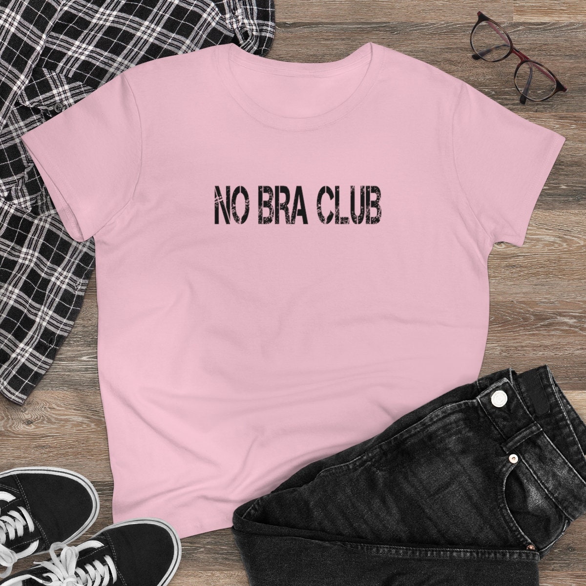 No Bra Women's Tank Top / No Bra Did You Notice / No Bra Club / Adult Humor  Shirt / Please Read the Size Chart -  Denmark