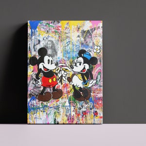 mickey mouse louis vuitton painting