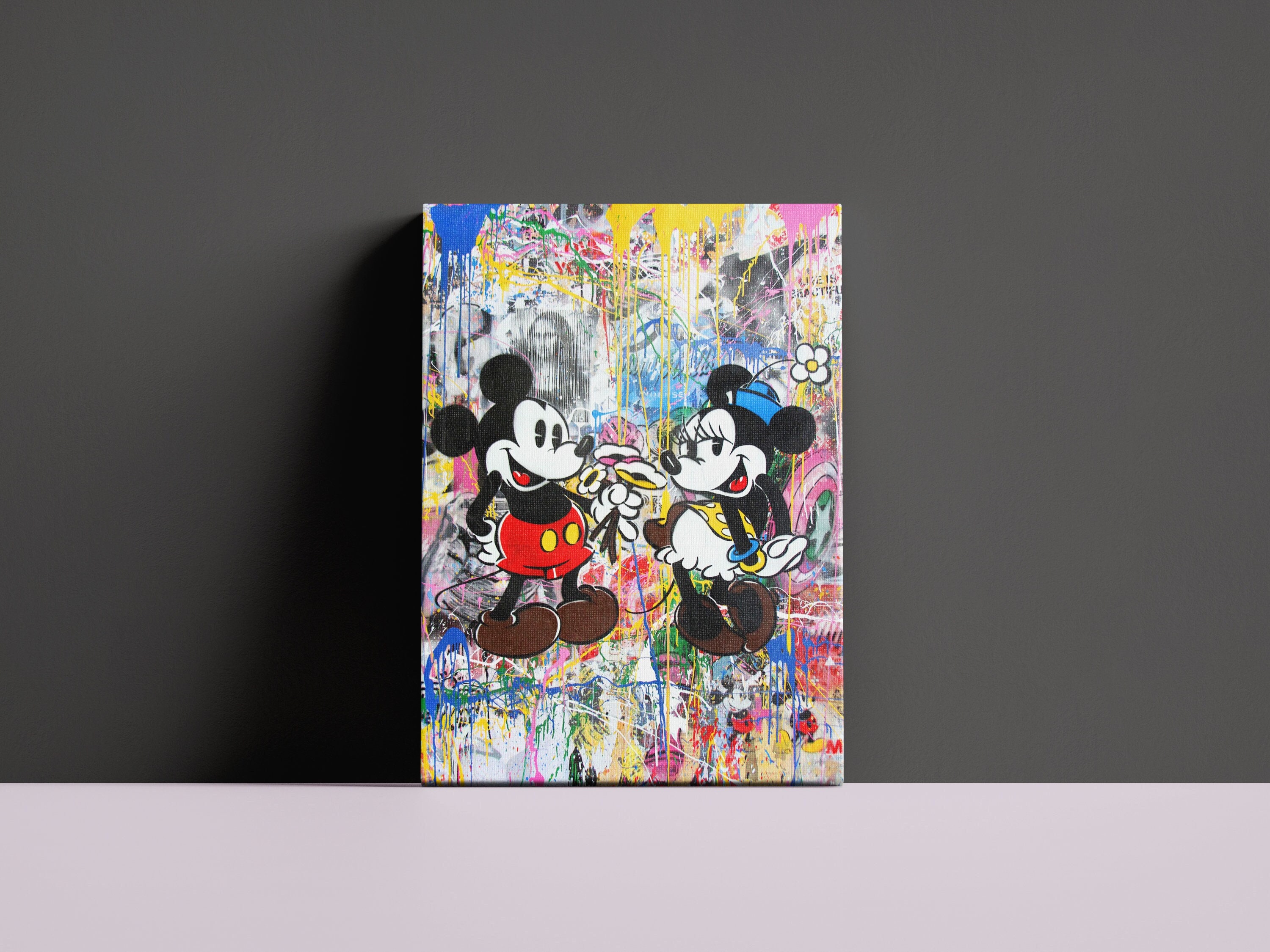 Buy wholesale Canvas Pop Art Minnie Mouse Pictures Wall Art - Portrait  Format - 80 x 60 cm