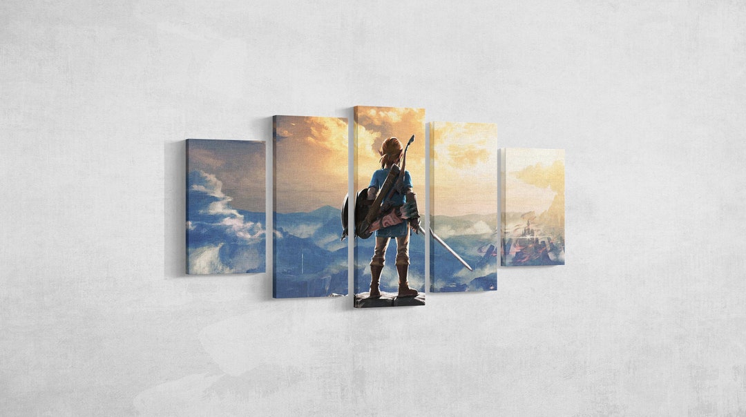 The Legend of Zelda Canvas, Breath of the Wild Canvas Wall Art, Zelda 5
