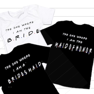 Amis Bachelorette Party Shirts - Celui où nous célébrons la mariée - I Do Crew, Demoiselle d'honneur, Chemise de demoiselle d'honneur - PNG imprimable
