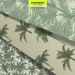 Retro Palms DIGITAL SEAMLESS PAPER Palm Trees Plants Leaves Greenery ...