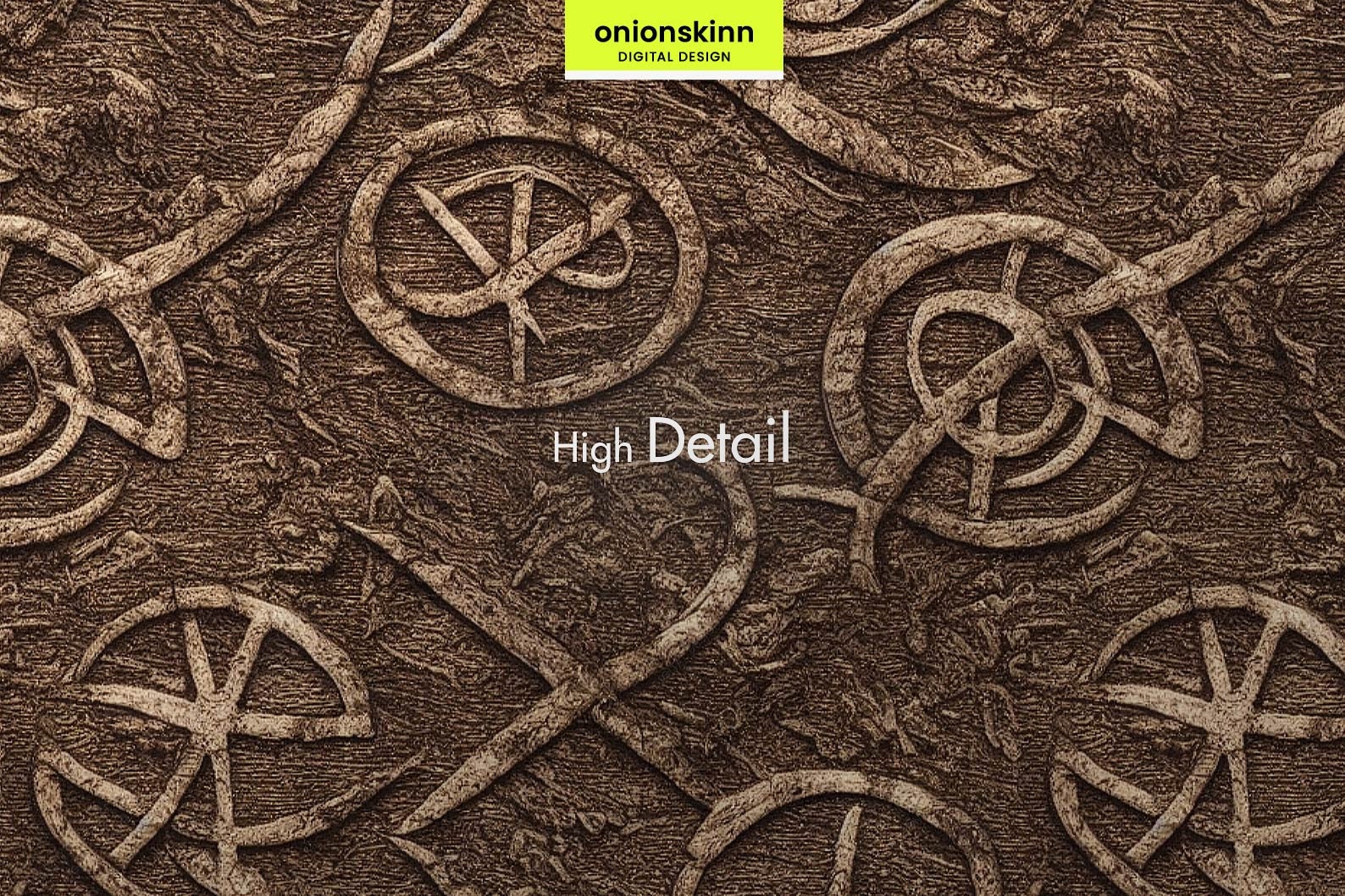 Nordic Runes DIGITAL SEAMLESS PAPER Viking Symbols Spiritual Witchy ...