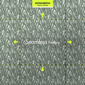 Retro Palms DIGITAL SEAMLESS PAPER Palm Trees Plants Leaves Greenery ...