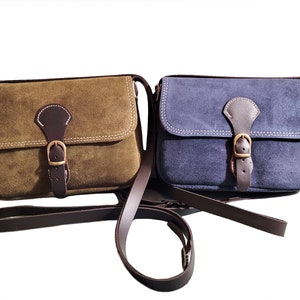 Sac à bandoulière en cuir pour femme de style minimaliste