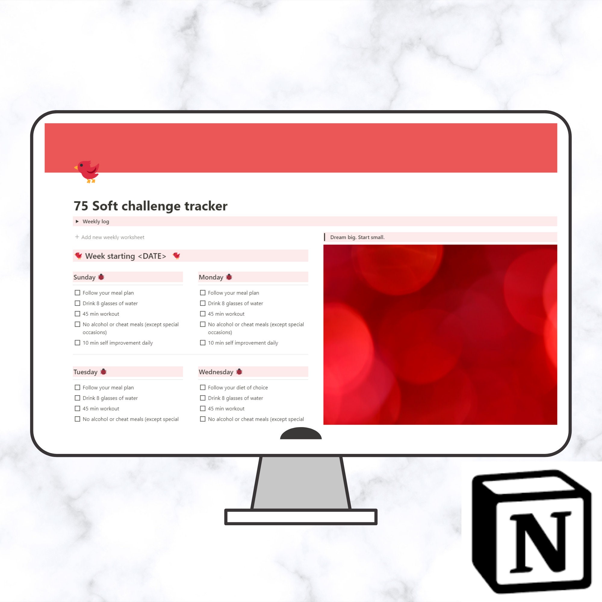 75 Soft Notion Page Notion Template Notion Dashboard Etsy