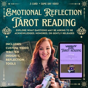 VIDEO DEZELFDE DAG | Emotionele reflectie Tarotlezen | Gepersonaliseerd inzicht van 3 kaarten | Spiritueel paranormale begeleiding