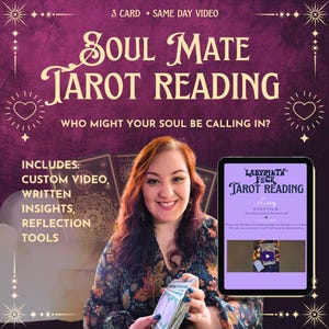 VIDEO EL MISMO DÍA / Lectura de Tarot para Almas Gemelas / Percepción Personalizada con 3 Cartas / Reflexión Espiritual sobre la Energía del Amor