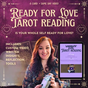 VIDEO EL MISMO DÍA / Lectura de Tarot Listo para el Amor / Perspectiva Personalizada con 6 Cartas / Análisis del Corazón, la Mente y el Espíritu