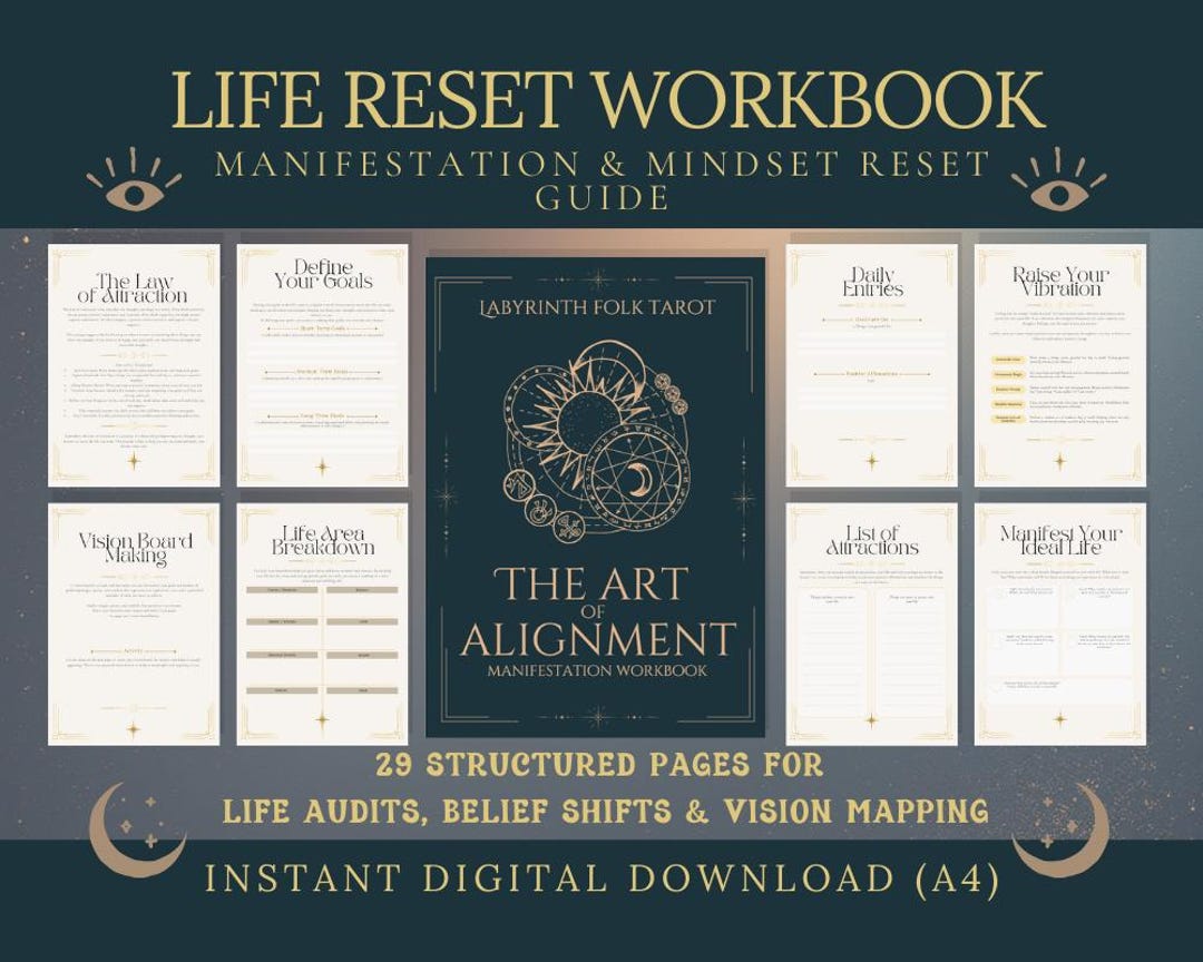 Life Reset Workbook PDF | Manifestation & Mindset Reset Journal ...
