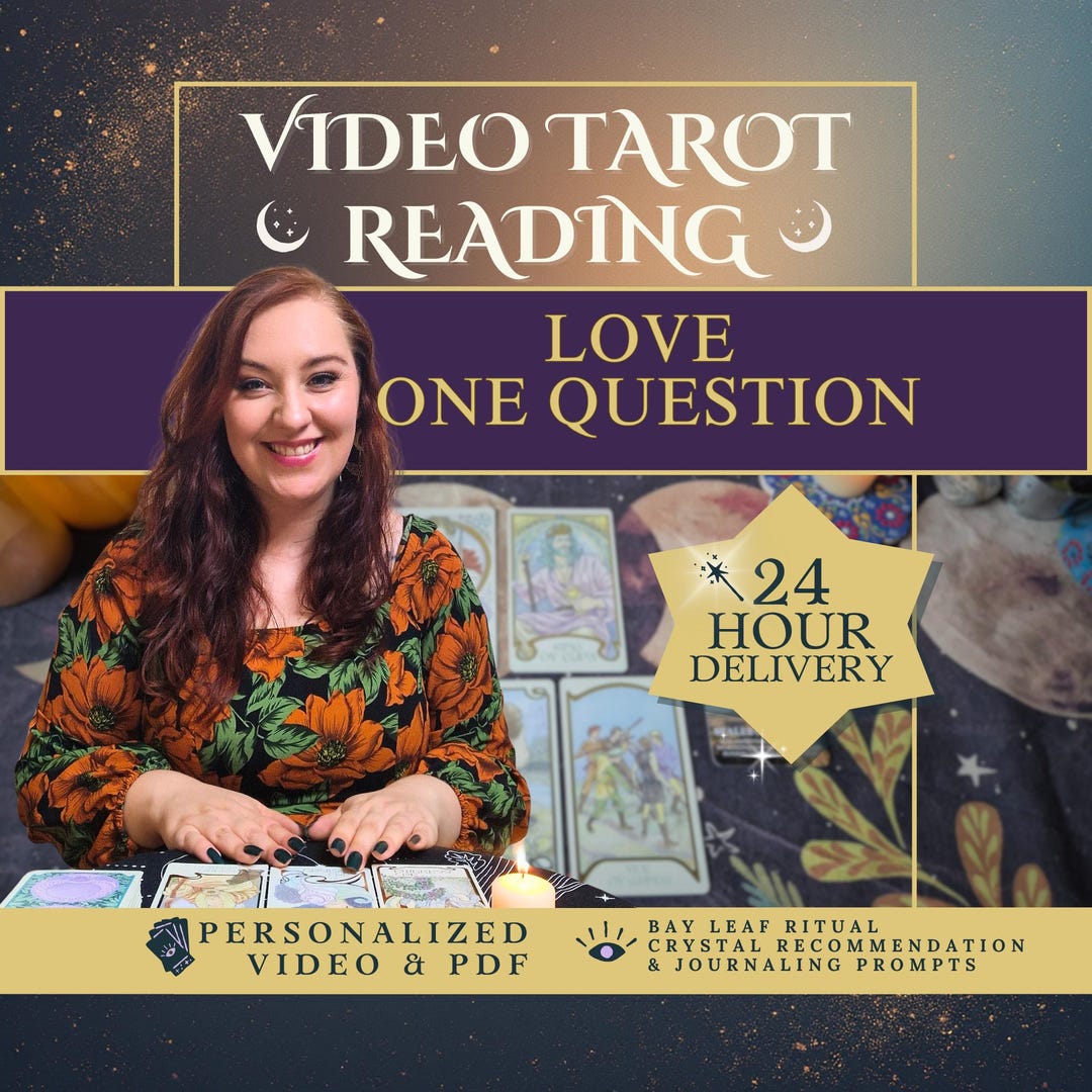 Same Day Mini Love Tarot Reading, One Card One Question Psychic Insight ...