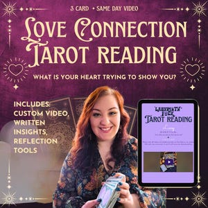 VIDEO DEZELFDE DAG | Liefde verbinding inzicht Tarot lezing | Gepersonaliseerde lezing van 3 kaarten | Spirituele reflectie over relatie-energie