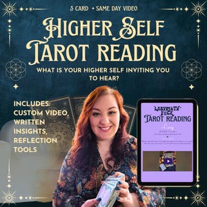 VIDEO IN GIORNATA / Lettura dei Tarocchi del Sé Superiore / Intuizione personalizzata a 3 carte / Guida psichica spirituale