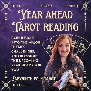 VIDEO DEZELFDE DAG Year Ahead Tarot Reading | Gepersonaliseerde 13 kaarten lezen | Spiritueel paranormaal inzicht