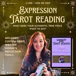 VIDEO IN GIORNATA / Guida all'espressione autentica / Lettura personalizzata dei tarocchi a 3 carte / Intuizione psichica spirituale