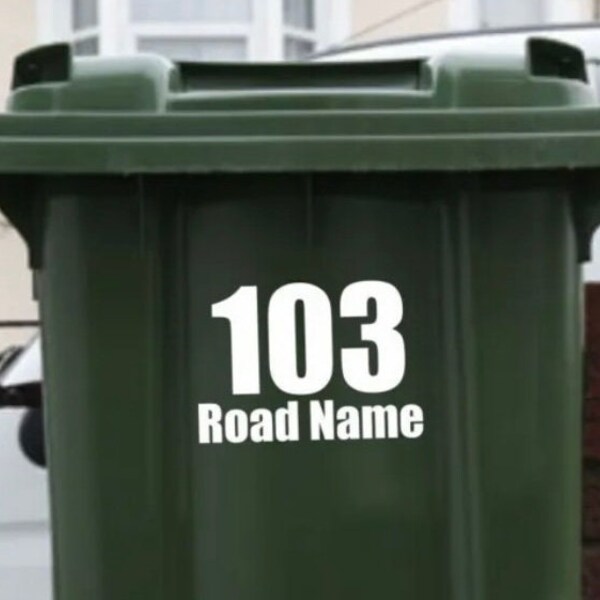 Wheelie Bin Stickers Etsy UK