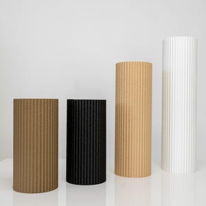 TRENTA Minimalist Vase – Modern Textured Home Decor, Decorative Vase, Minimalist, Room Decor