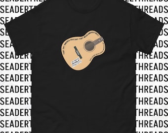 When The Say America First, They Mean America Next Unisex Lyric T-Shirt | Woody Guthrie | Anti-Fascism | Protest Shirt | Lindbergh