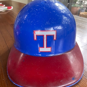 Texas Rangers MLB Vintage Baseball Batting Helmet Vintage 1970s