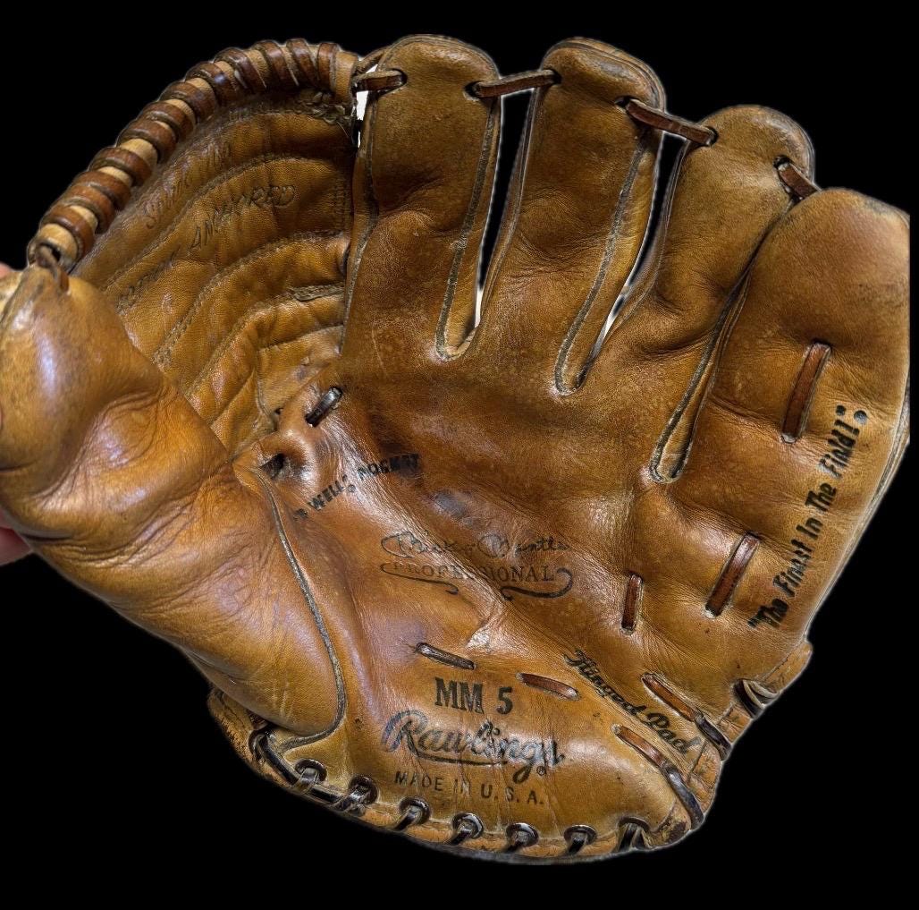 Vintage Rawlings Baseball Glove - Etsy