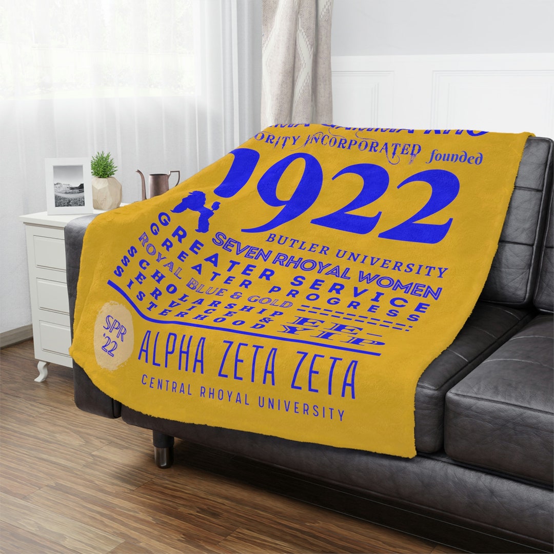 Personalized Sgrho Blanket Sigma Gamma Rho 1922 SGR Line Etsy