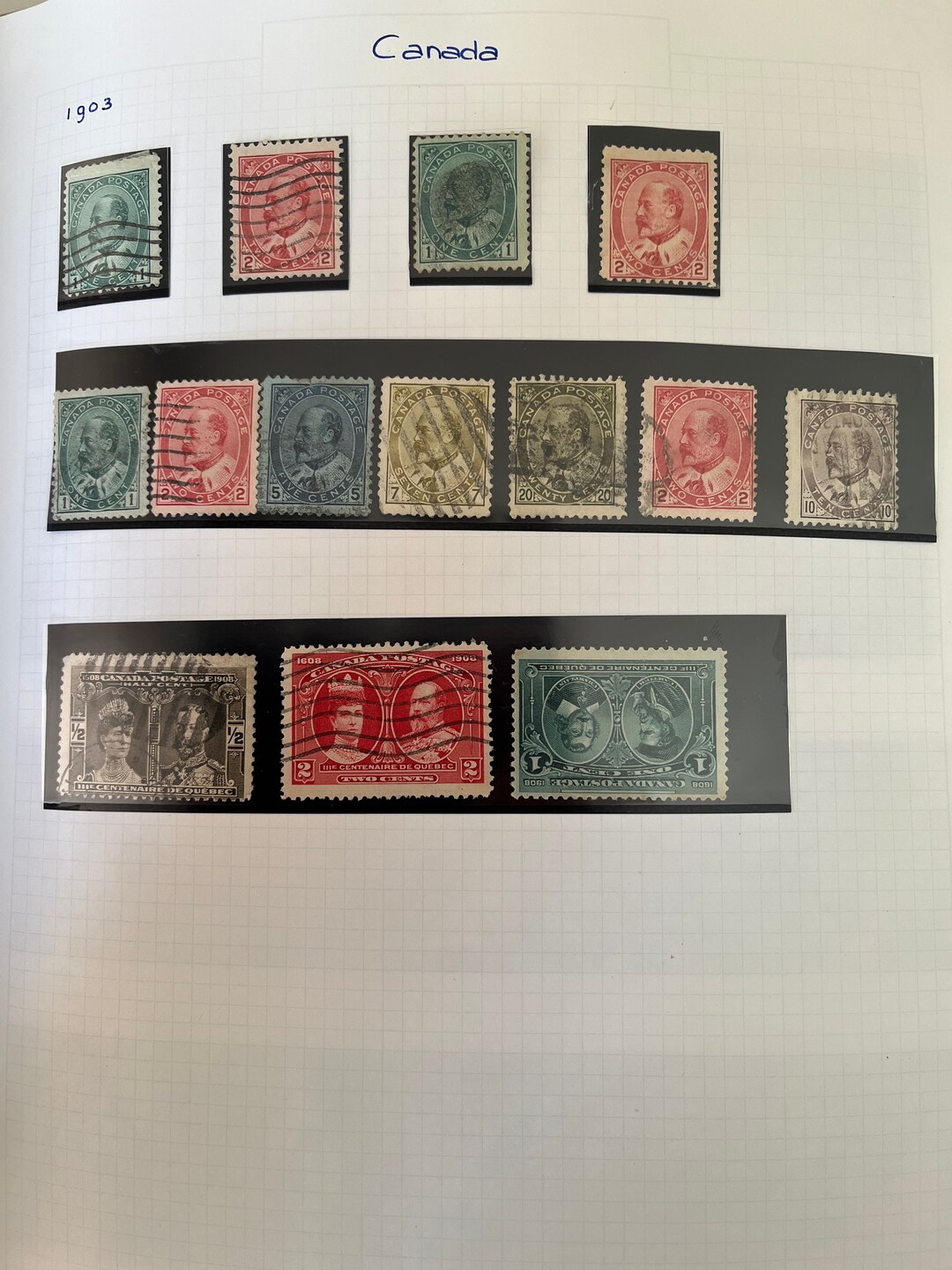 Canadian Stamp Album From QV 1897 to 1994 Beautifully Kept Etsy