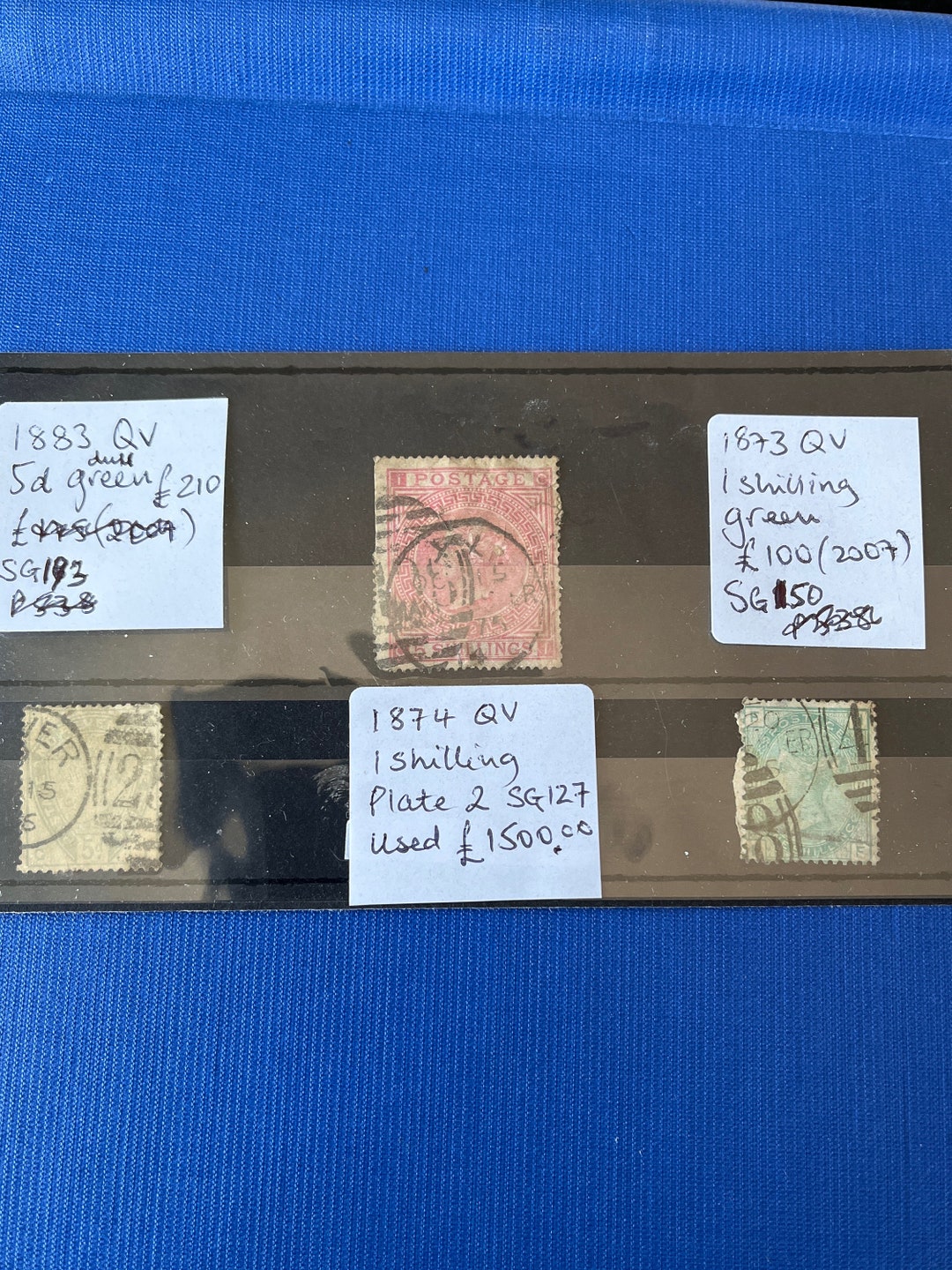 Rare GB QV Stamps Victorian Stamp X 3 Antique Stamps Including Etsy