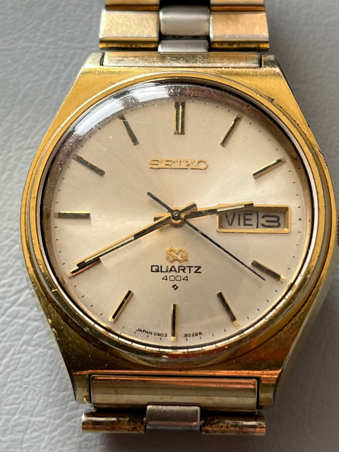 Rare Vintage Mens SEIKO QUARTZ 4004 Fits Slim Wrist From - Etsy