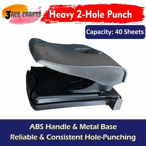 Metal Discs Hole Punch 2 Holes 1/16 Inch and 3/32 Inch Hole Puncher 