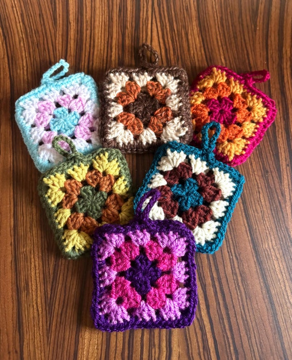 A crocheted granny-square AirPods/earphone case is such a delightfully weird collision of 1970s grandma craft and 2020s tech that it loops back around to genius.