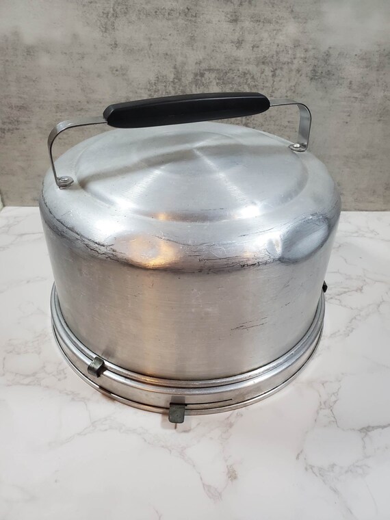 Buy Vintage Mirro Aluminum Locking Cake Pan Carrier 2002 KM Online