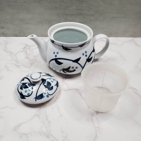 Teapot With Strainer Etsy