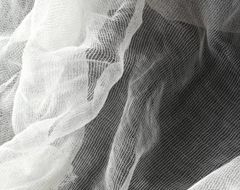 White Cotton Cheesecloth Fabric: Gauze,  36in Wide