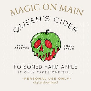 Personal Use Only ** Queen&#39;s Cider - PNG - Digital Download - Inspired Shirt Design