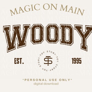 Apenas para uso pessoal ** Woody - PNG - Download digital - Design de camisa inspirado