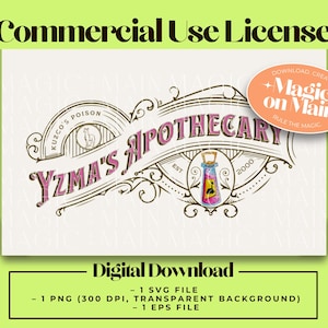 Commercial Use** Yzma's Apothecary SVG PNG EPS | Disney Inspired Digital Download | Cute Travel Shirt Diy Cricut File - Emperor's New Groove