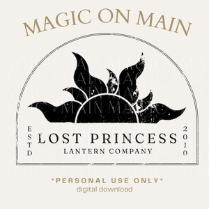Nur für den persönlichen Gebrauch ** Lost Princess Lantern Company - PNG - Digital Download - Inspiriert Shirt Design