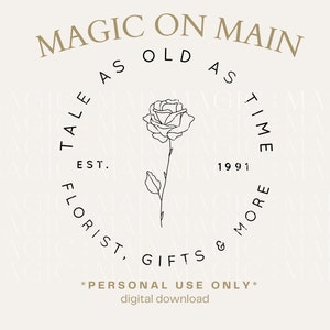 Personal Use Only ** Tale As Old As Time - PNG - Digital Download - Inspired Shirt Design