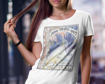 Alphonse Mucha Art Nouveau T-Shirt: L'Illustration Christmas Cover