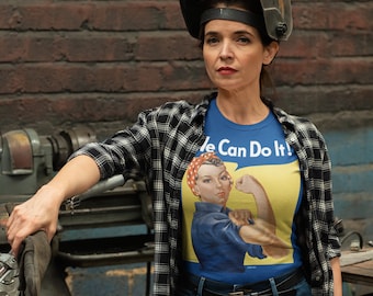 We Can Do It! Rosie the Riveter (1942) Art T Shirt - Women's Empowerment Tee