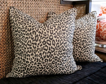 cheetah euro pillow
