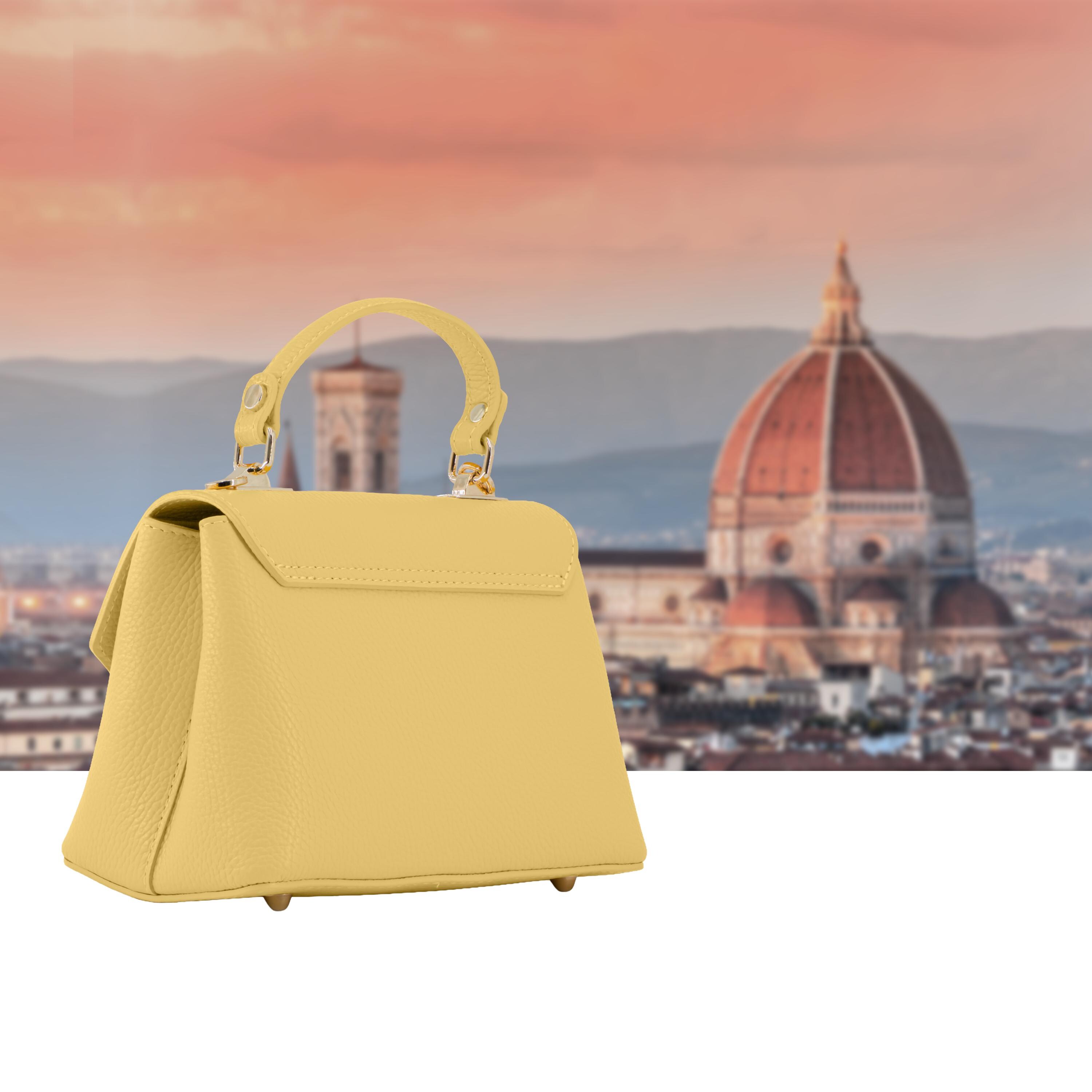 Italian Handmade Leather Bags for Woman | Elegant Mini Leather Top
