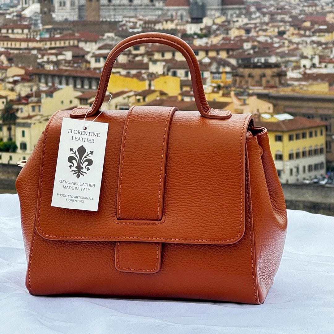Italian Handmade Leather Mini Bag for Women | Genuine Florentine Italian Handmade Leather Mini Bag for Women | Genuine Florentine