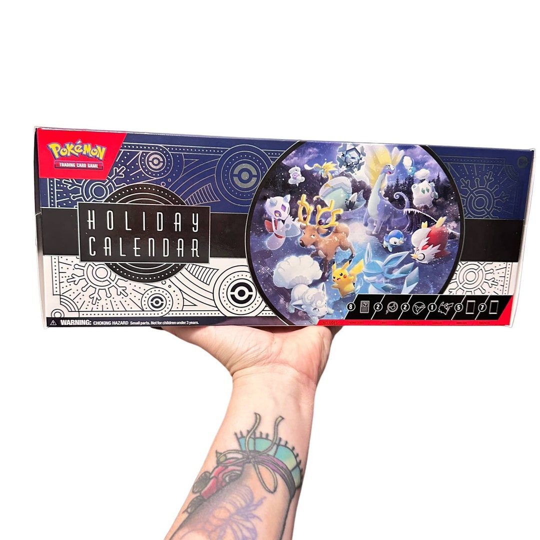 2023 NEW Unopened Pokemon Trading Card Game: Holiday Advent Calendar - Etsy
