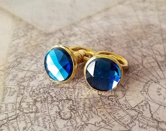 Boutons De Manchette Hickok USA – Lettre M Multicolore – Occasion, Bon état Général