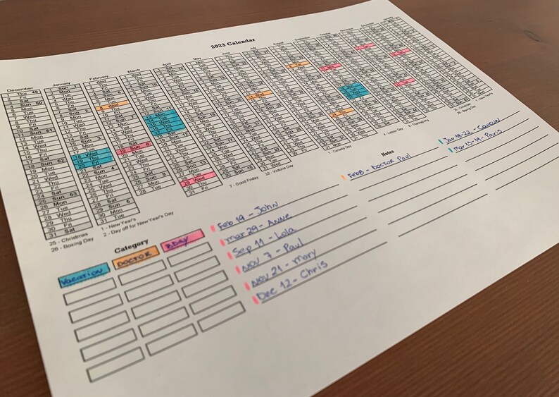 One Page US 2023 Calendar Week - Il 794xN.4266714221 Q3na 