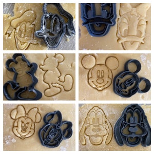 Emporte-pièce Minnie & Mickey personnalisé - Timbres à biscuits/Disney -  littlecookiie