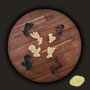 Emporte-pièces | Lot de 4 Féerie | Pâte à Sucre & Sablés | Thème Disney Peter Pan