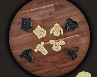 Cookie Cutters | Set of 4 Forest Animals | Sugar Paste & Shortbread Cookies | Disney Winnie the Pooh Theme