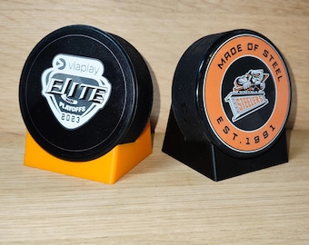 Displaystandaard voor hockeypuck